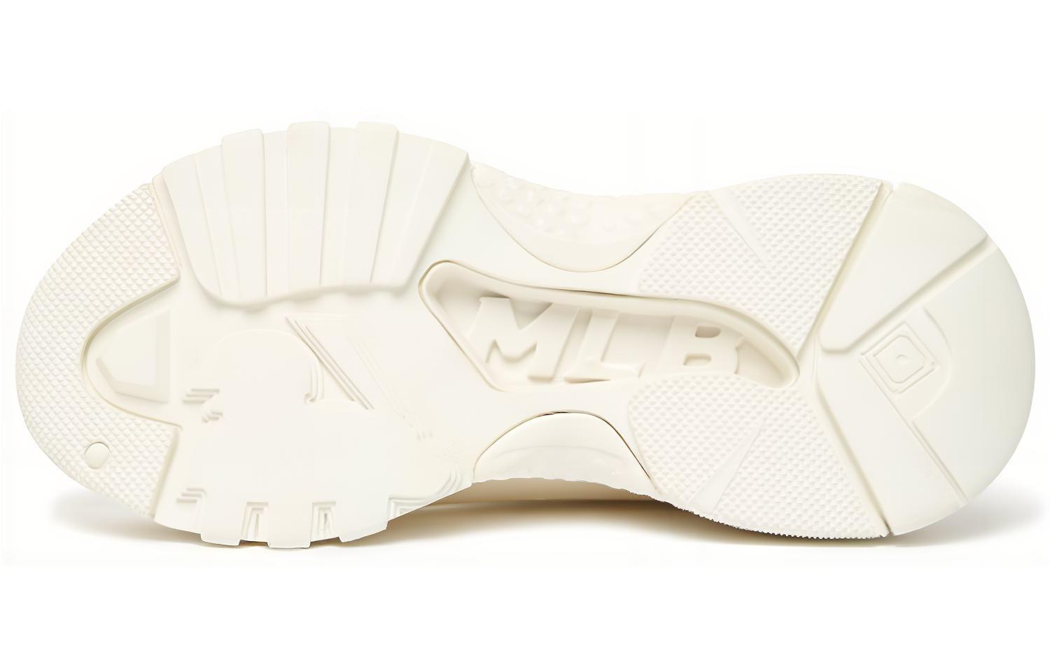MLB Chunky High Anti-Slip And Wear-Resistant Breathable High-Top Canvas Shoes Unisex White Red купить в интернет-магазине Yoocart с быстрой доставкой по России.