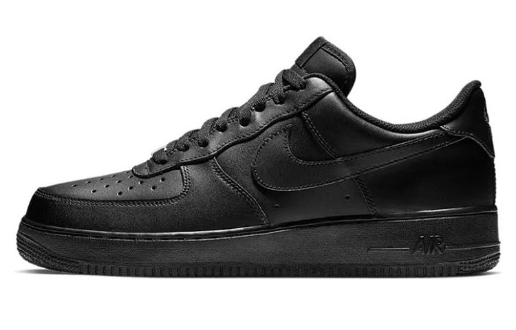 Nike Air Force 1 Slip Resistant And Abrasion Resistant Support Low Top Skateboard Shoes Men's Black купить в интернет-магазине Yoocart с быстрой доставкой по России.