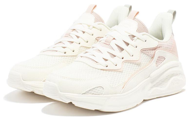 361° Wear-Resistant Breathable Slip-Resistant Low-Top Casual Shoes Women's White Pink