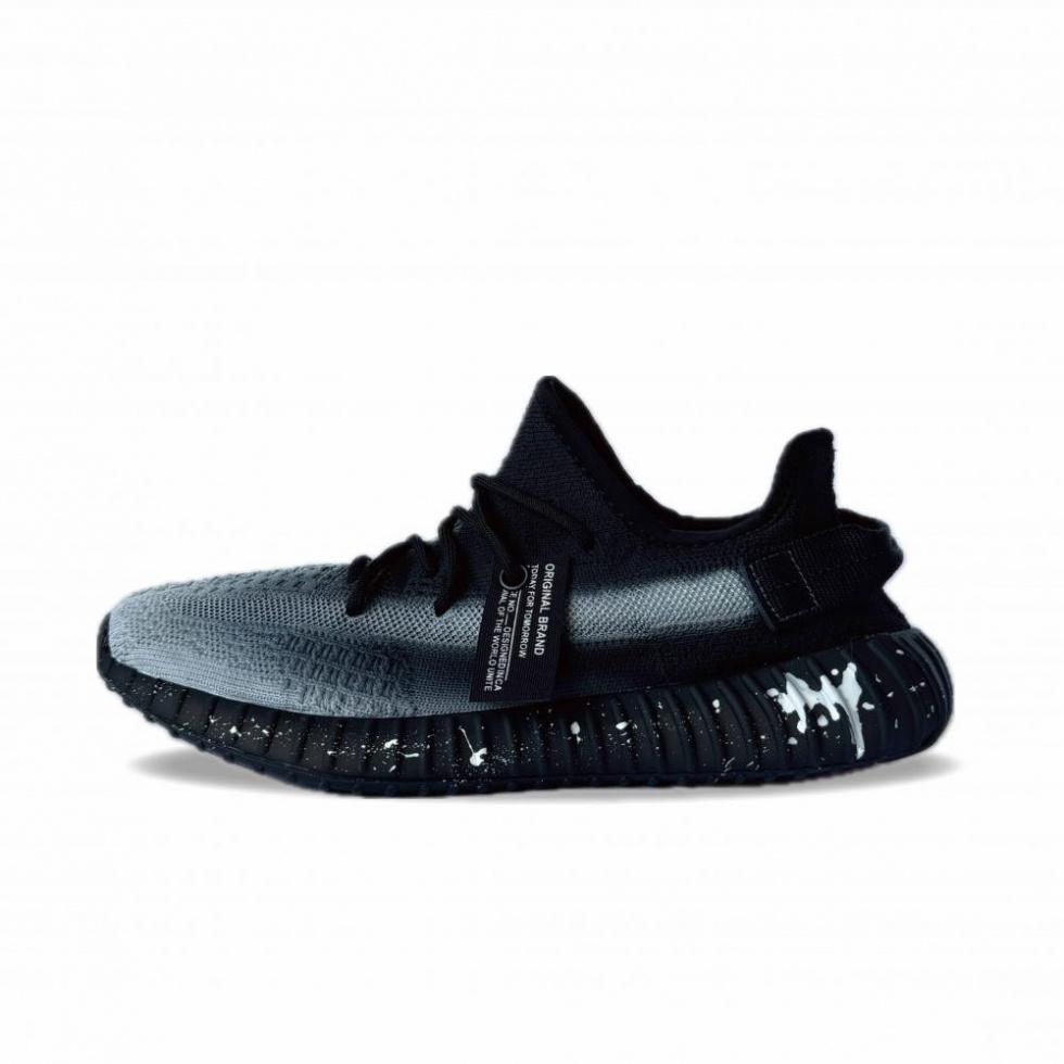 Adidas Originals Yeezy Boost 350 Wear-Resistant Low-Top Casual Shoes Unisex Black White