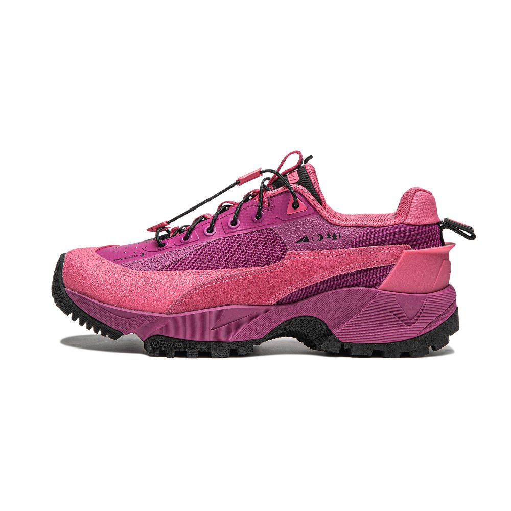 LiNing CF Pro Wilderness Cushioning Waterproof Low Top Casual Shoes Women's Pink Purple