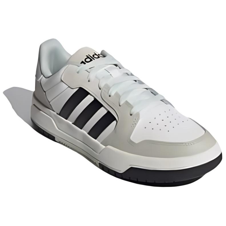 Adidas Neo Entrap Slip Resistant Low Top Skateboard Shoes Unisex White Black Brown