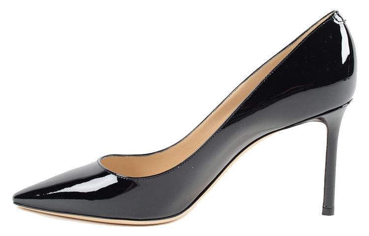 Jimmy Choo ROMY Slim Heel High Heels 8.5cm Women's Black