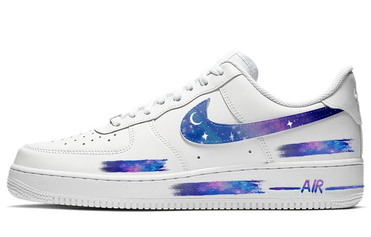 Nike Air Force 1 Skateboard Shoes Women's Low-Top White/Blue