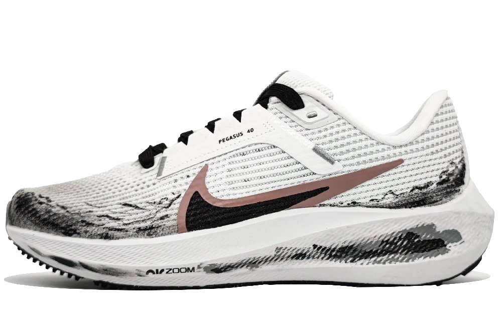 Nike Air Zoom Pegasus 40 Durable Breathable Low-Top Casual Running Shoes Men's Dragon Red