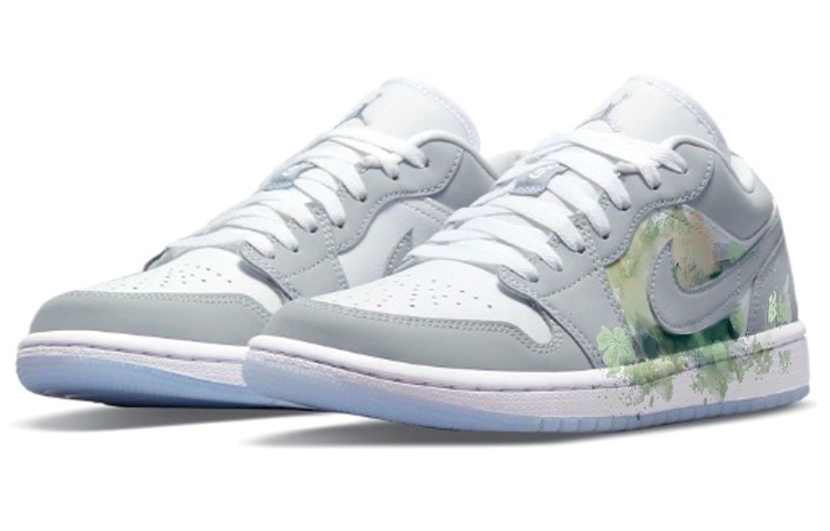 Jordan Air Jordan 1 Vintage Basketball Shoes Women's Low Top Gray/White купить в интернет-магазине Yoocart с быстрой доставкой по России.