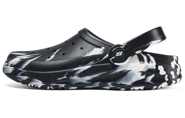 Skechers Foamies Clogs Men's Black White