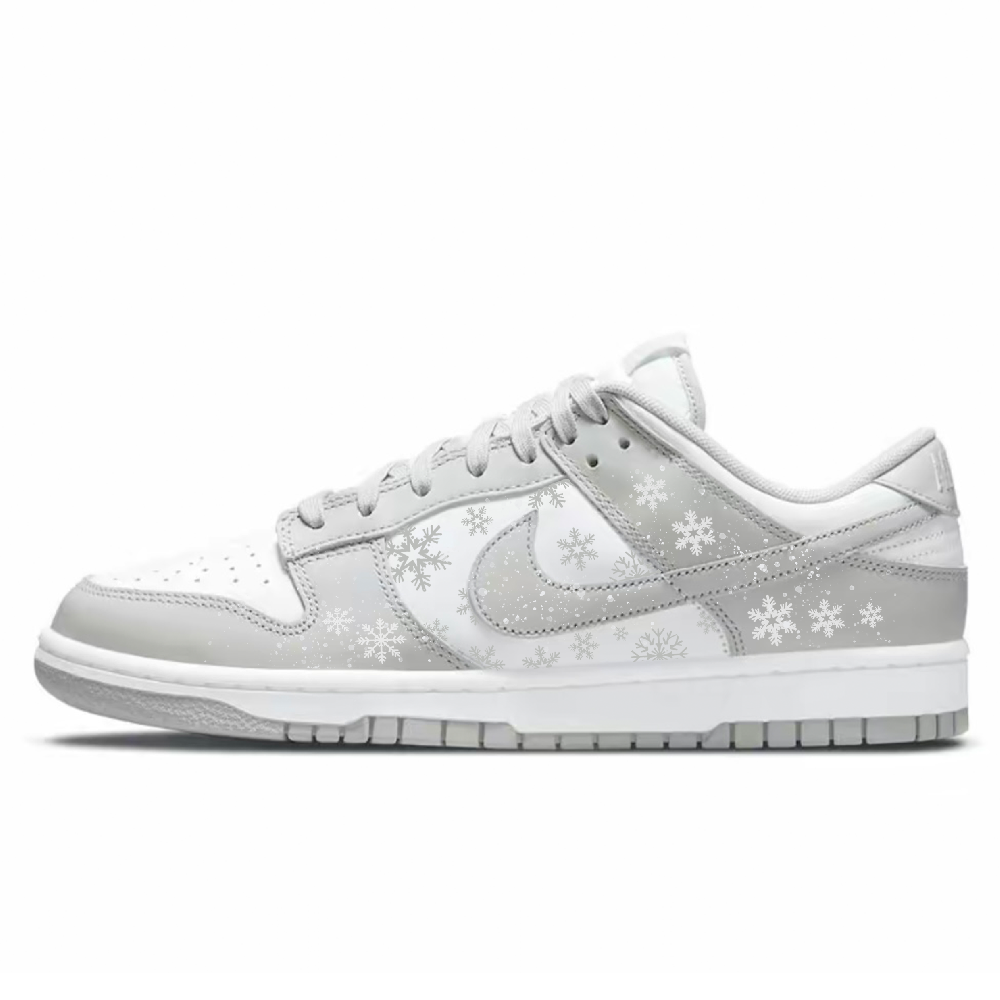 Nike Dunk Abrasion Resistant Low Top Skateboard Shoes Men's Gray