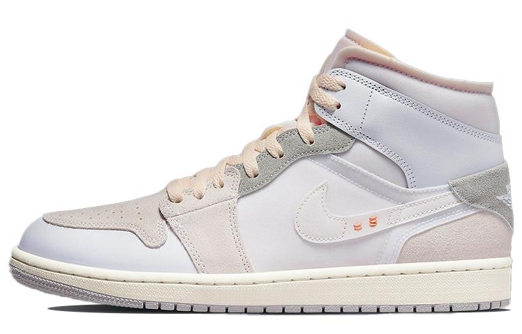 JORDAN 1 Mid Se Craft Inside Out White Grey