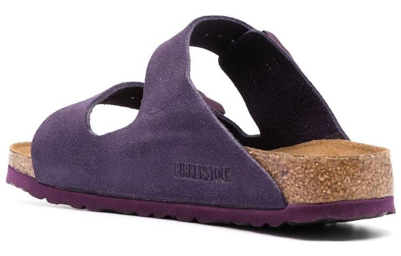 Birkenstock Arizona Soft Footbed Suede Leather Narrow Fit Sandals 'Wine' Women's купить в интернет-магазине Yoocart с быстрой доставкой по России.