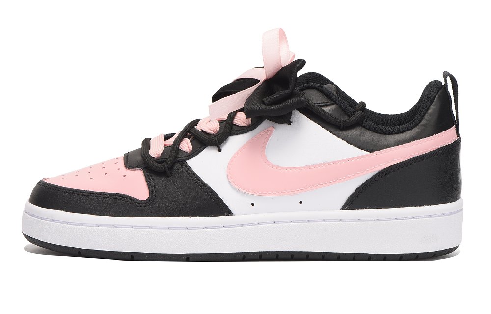 Nike Court Borough Coverage Slip Resistant Low Top Skateboard Shoes Women's Black Pink