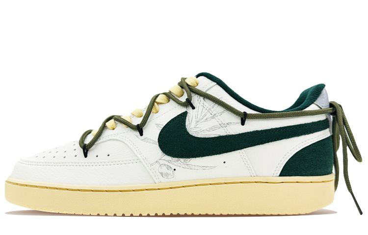 Nike Court Vision 1 LO NCPS Low-Top Skateboard Shoes Unisex Green Gray