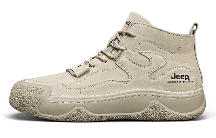 Jeep Wear resistant And Lightweight Mid Top Outdoor Shoes Men's Sand