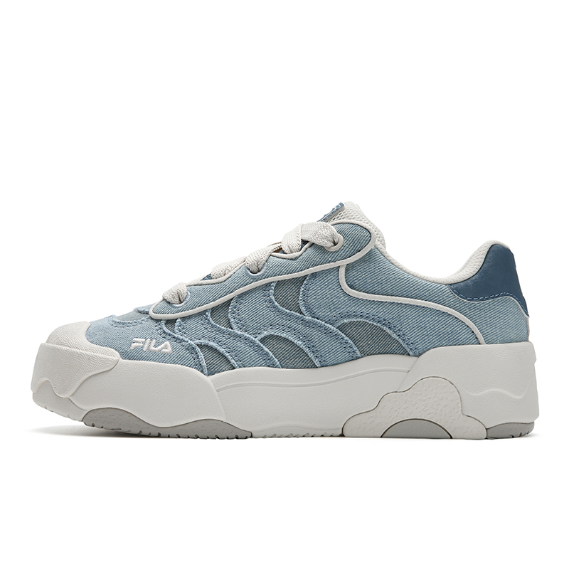 FILA OMELETTE Abrasion Resistant Low top Skateboard Shoes Women's Ocean View Blue купить в интернет-магазине Yoocart с быстрой доставкой по России.