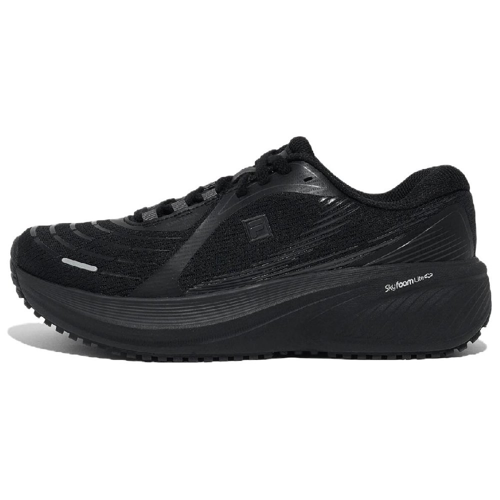 FILA Float Ma Low Top Casual Running Shoes Unisex Black