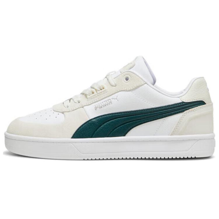 PUMA Caven Anti Slip Wear Resistant Low Top Skateboard Shoes Unisex Gray Green