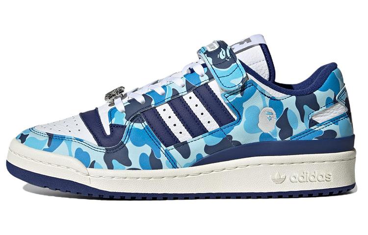 Adidas Forum '84 Low 'Bape 30th Anniversary Blue Camo' Sneakers