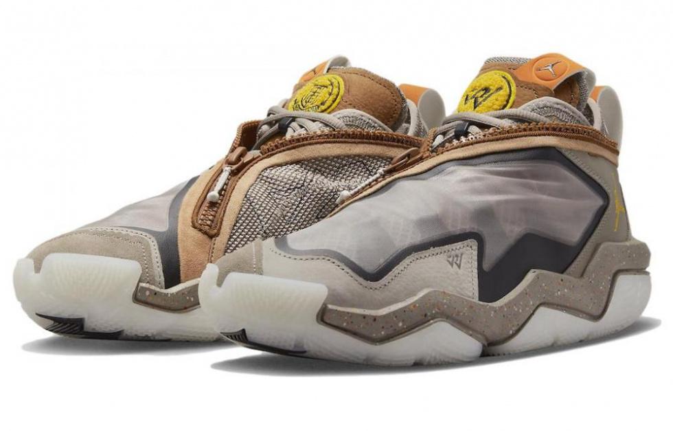 Jordan Why Not .6 Basketball Shoes Men Low Top Brown/Gray купить в интернет-магазине Yoocart с быстрой доставкой по России.