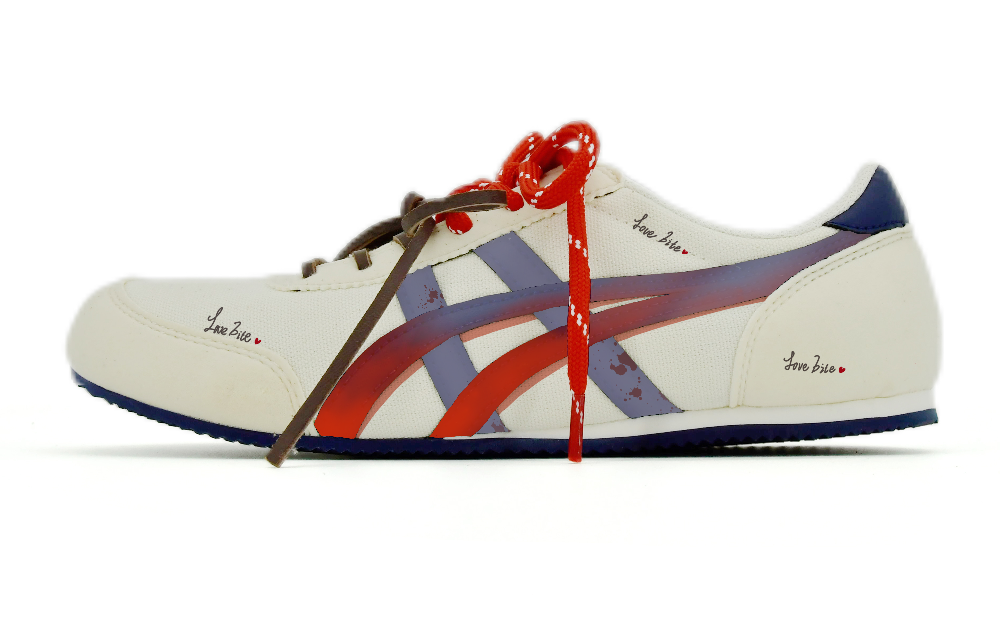 Onitsuka Tiger Track Trainer Low-Top Running Shoes Unisex Red