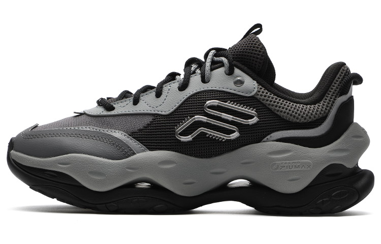 FILA FUSION Cheese Sneakers 'Black Grey' Women's