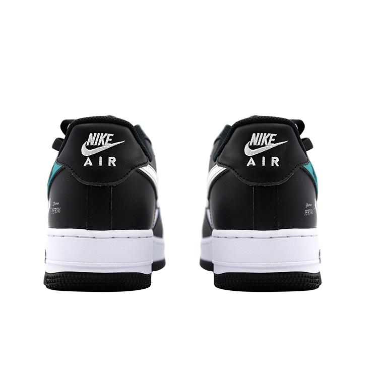 Nike Air Force 1 Anti-Slip And Wear-Resistant Lightweight Low-Top Skateboard Shoes Unisex Black Blue купить в интернет-магазине Yoocart с быстрой доставкой по России.