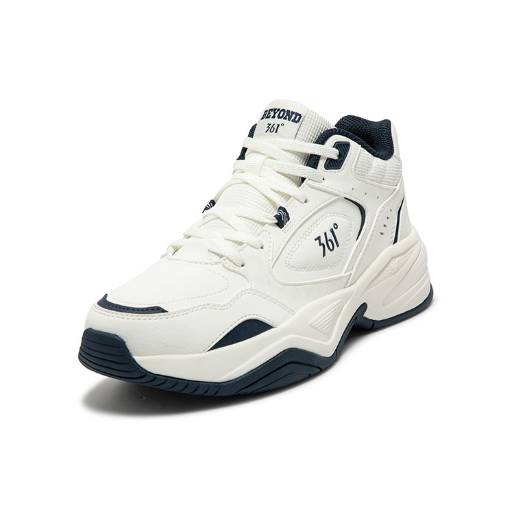 361° Sailing Series Anti-Slip And Wear-Resistant Warm Low-Top Casual Shoes Women's White Blue