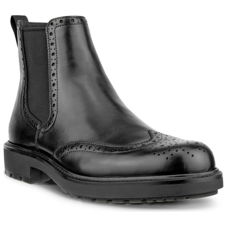 Ecco Short Chelsea Boots Men's Black купить в интернет-магазине Yoocart с быстрой доставкой по России.