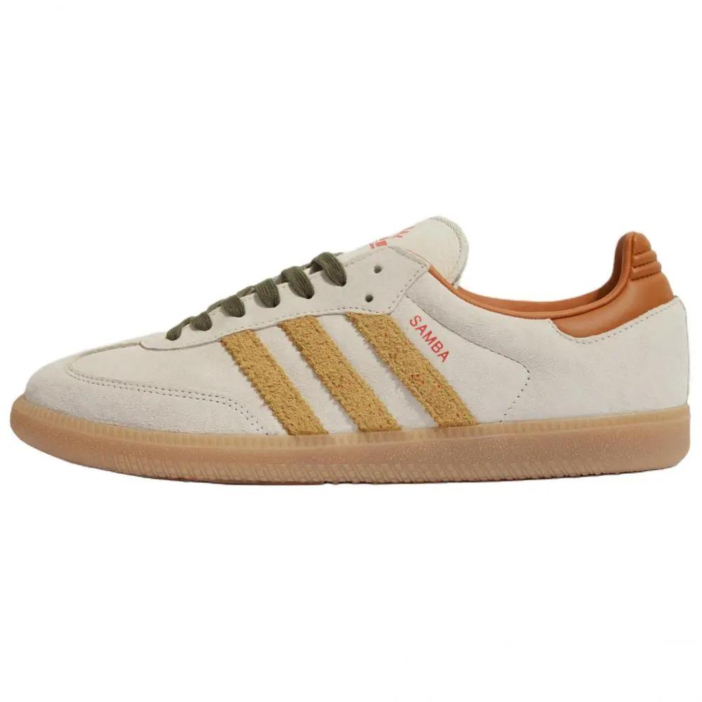 Adidas Originals SAMBA OG German Army Trainers Unisex Beige Brown