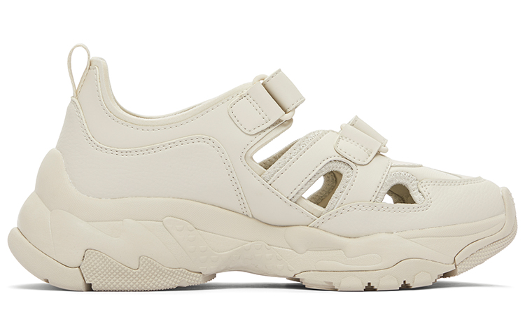 MLB Sandal Chunky Mask Breathable River Trekking Shoes Unisex Beige