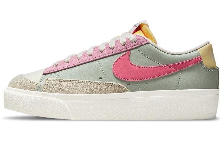 Nike Blazer Low Platform Sea Foam Pink Salt Women's