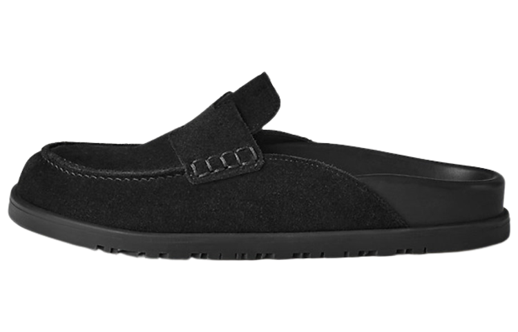 HERMES Go Mule Stylish Sandal Women's Black