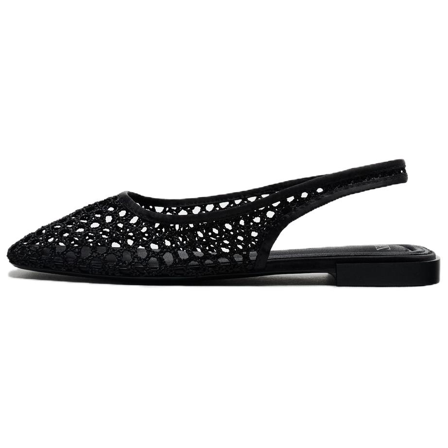 ZARA Casual Single Shoes 1.5cm Women's Black