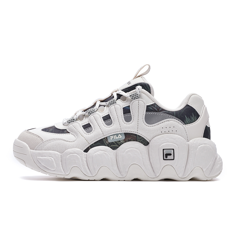 FILA Croissant Wear-Resistant Low-Top Running Shoes Women's Snow