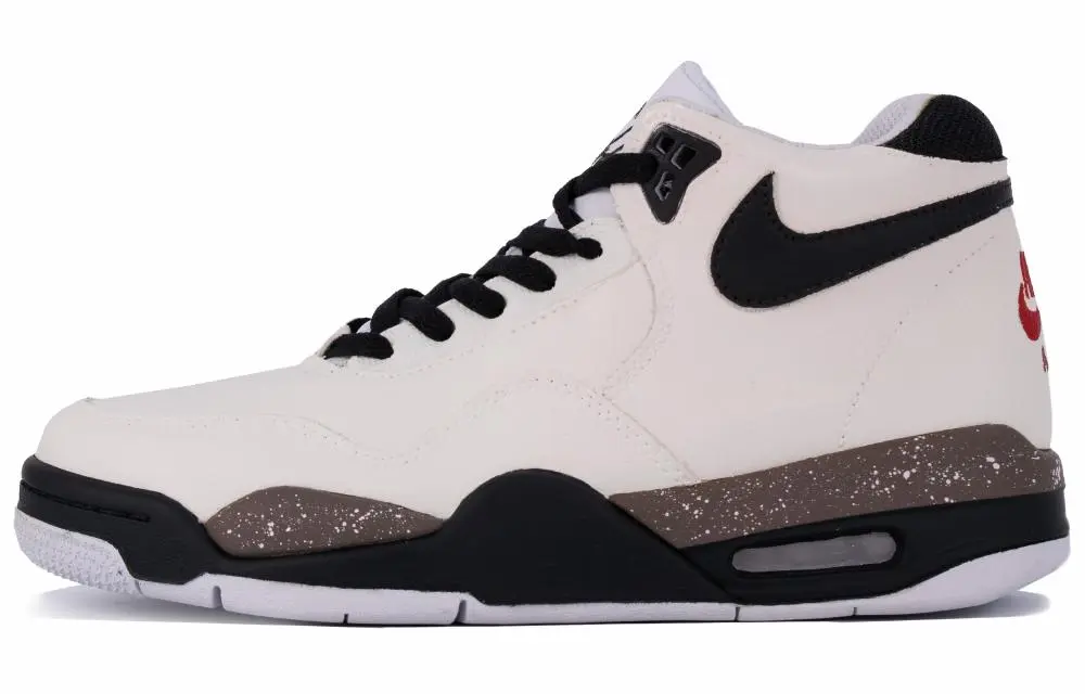 Nike Flight Legacy Gu Feng Mid Top Vintage Basketball Shoes Unisex Black