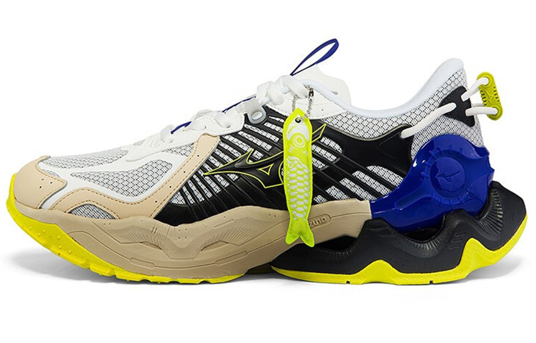 Mizuno KOI 2K Wear resistant, Non slip And Breathable Low Top Casual Shoes Unisex White Yellow Black