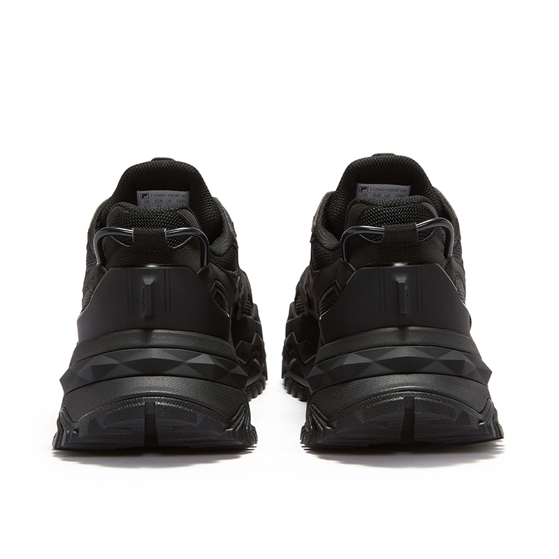 FILA FUSION BIANCO Shoes Low Top Chunky Sneakers Men's Black