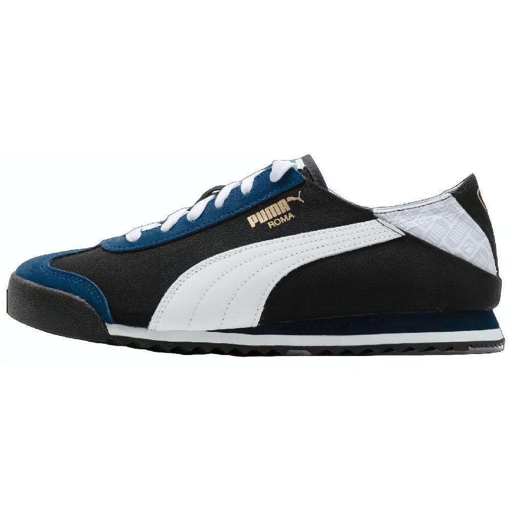PUMA Roma Versatile Mule Durable Breathable Low-Top Casual Shoes Unisex Black White