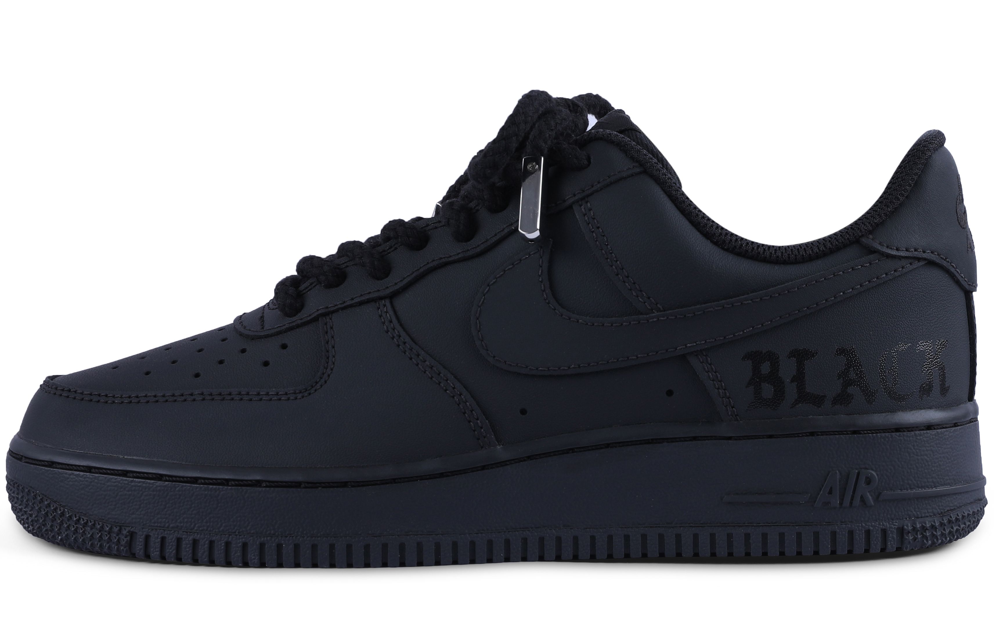 Nike Air Force 1 Wear-Resistant Balance Low-Top Skateboard Shoes Women's Black