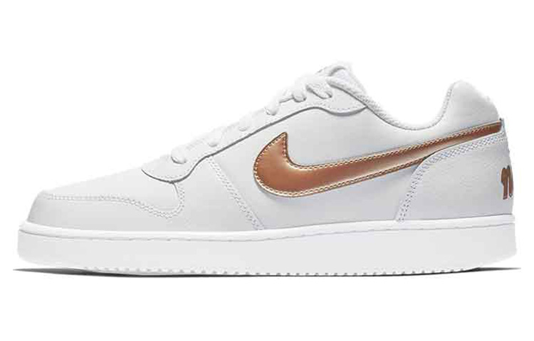 Nike Ebernon Low White/Gold Women's
