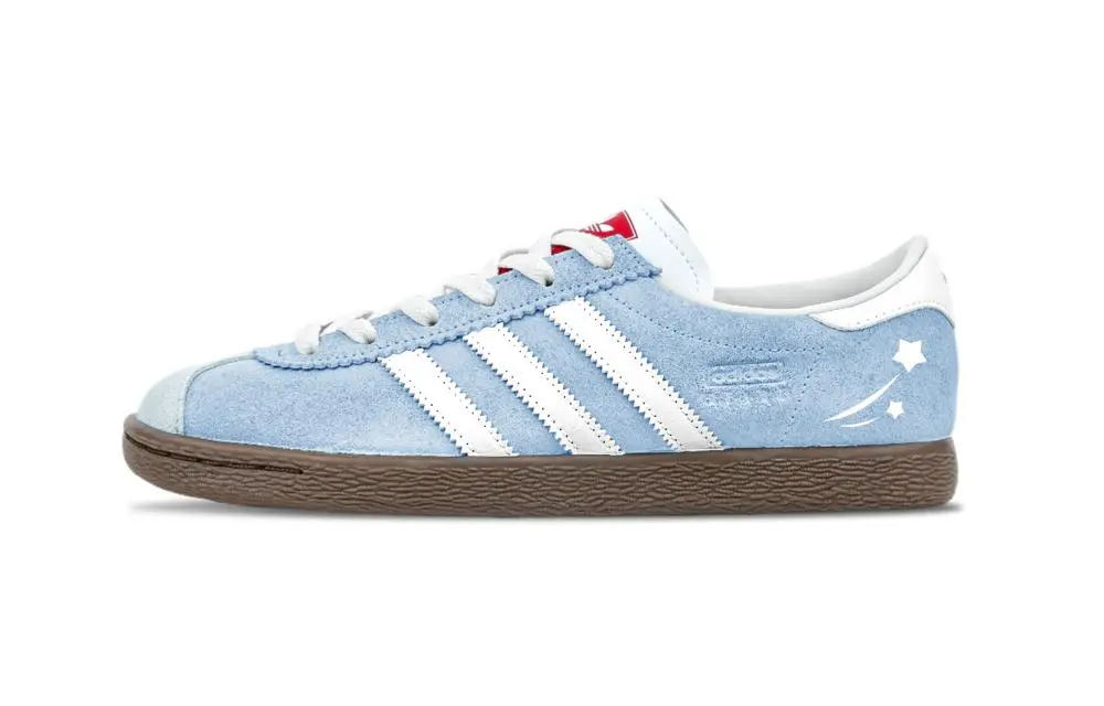 Adidas Originals Stadt Sea Salt Chomp Abrasion Resistant Low top German Army Trainers Unisex Blue White