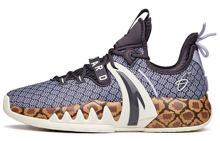 Anta GH2 Wear-Resistant Slip-Resistant Low-Top Performance Basketball Shoes Men's Taupe