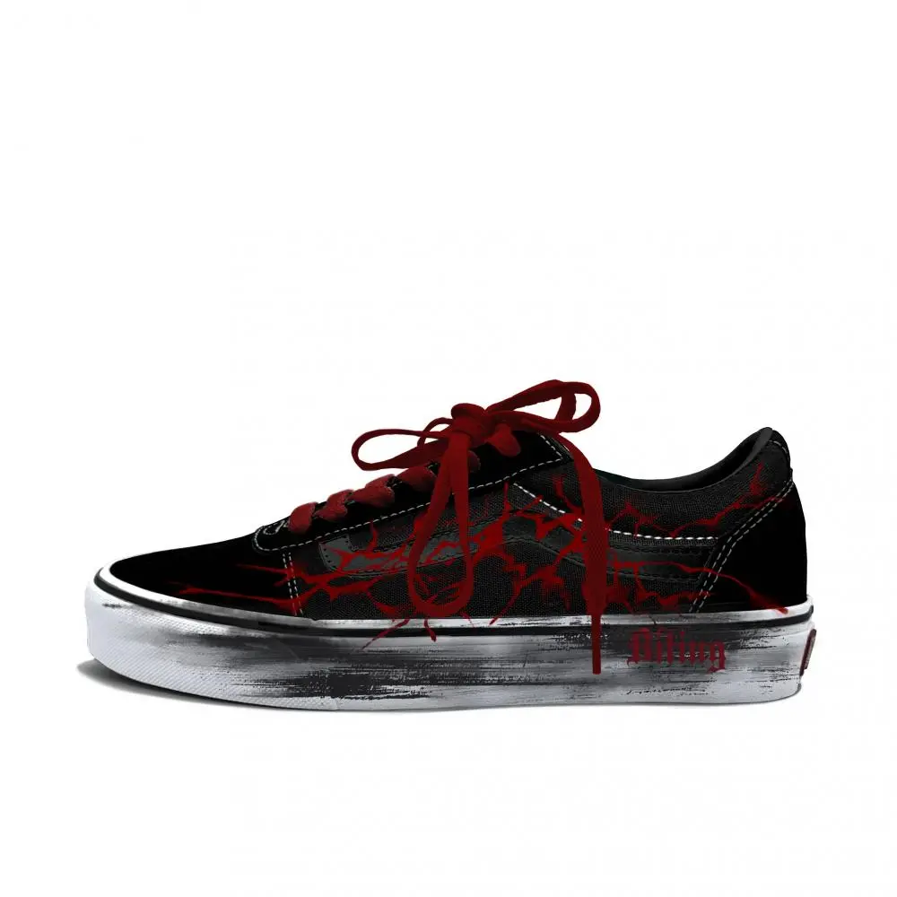 Vans Ward Abrasion Resistant Low top Skateboard Shoes Men's Red