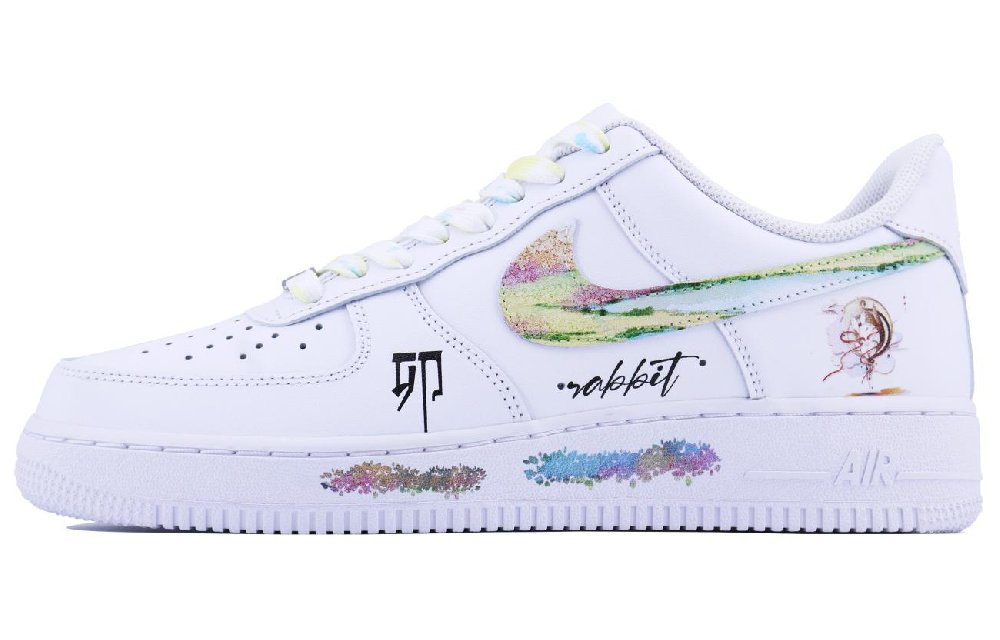 Nike Air Force 1 Rabbit SDS Low-Top Skateboard Shoes Men's White