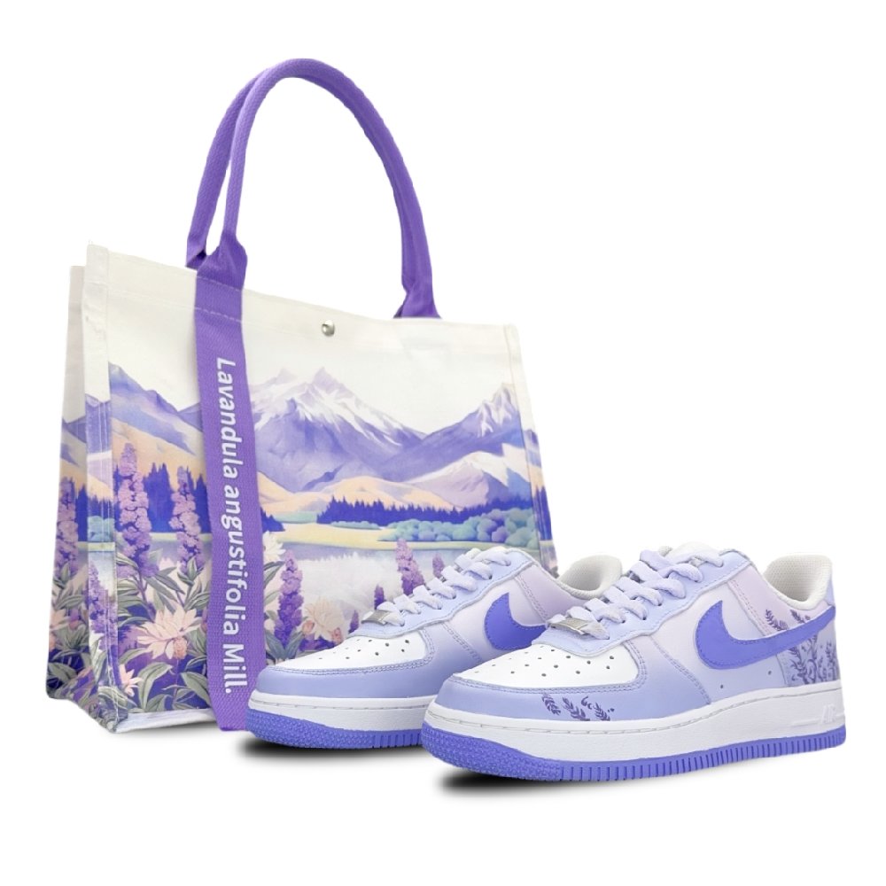 Nike Air Force 1 Skateboard Shoes Women's Low Top Lavender