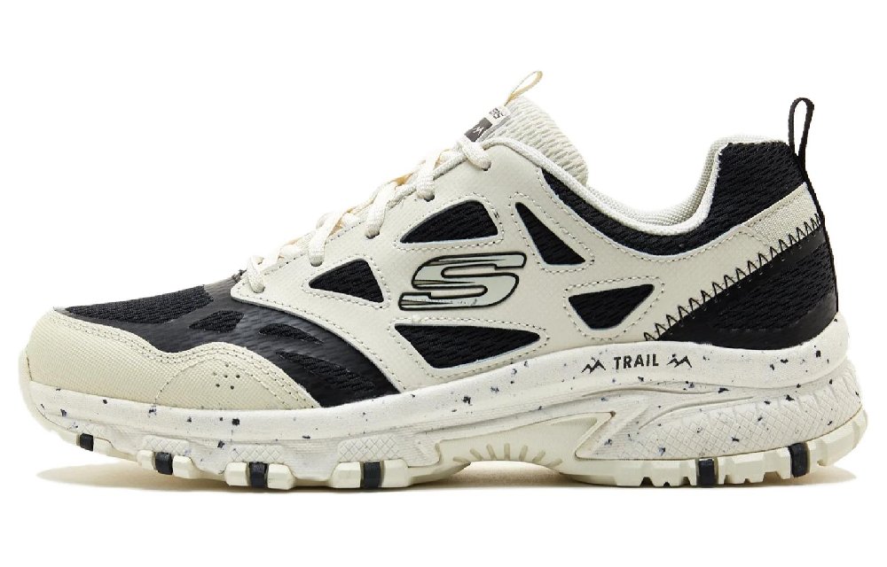 Skechers Hillcrest Cushioning, Slip Resistant, Abrasion Resistant, Balance Mid Top Outdoor Shoes Men's White Black