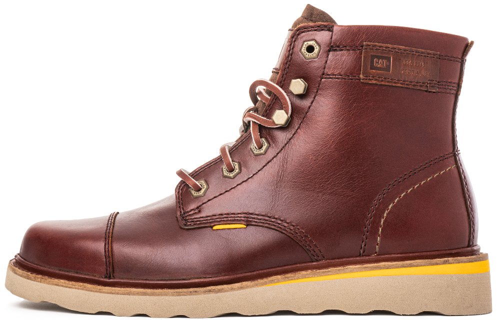 CAT Outdoor Boots Unisex Brown Red