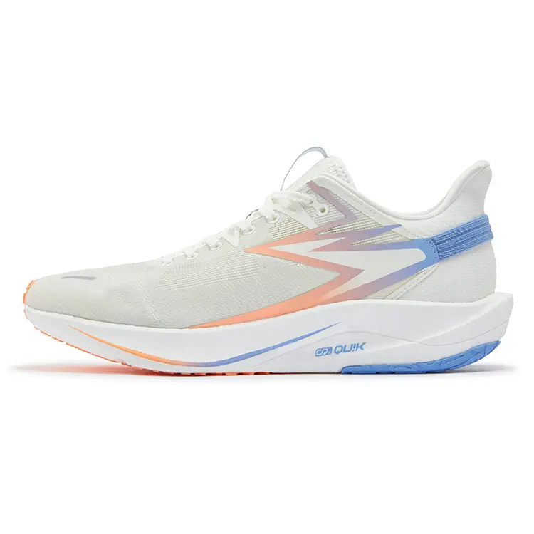 361° Speed Team Running Shoes Unisex Low top Feather White, Fluorescent Cream Peach Red
