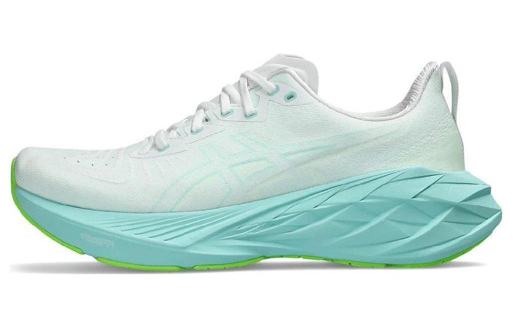 Asics Novablast 4 White Illuminate Mint