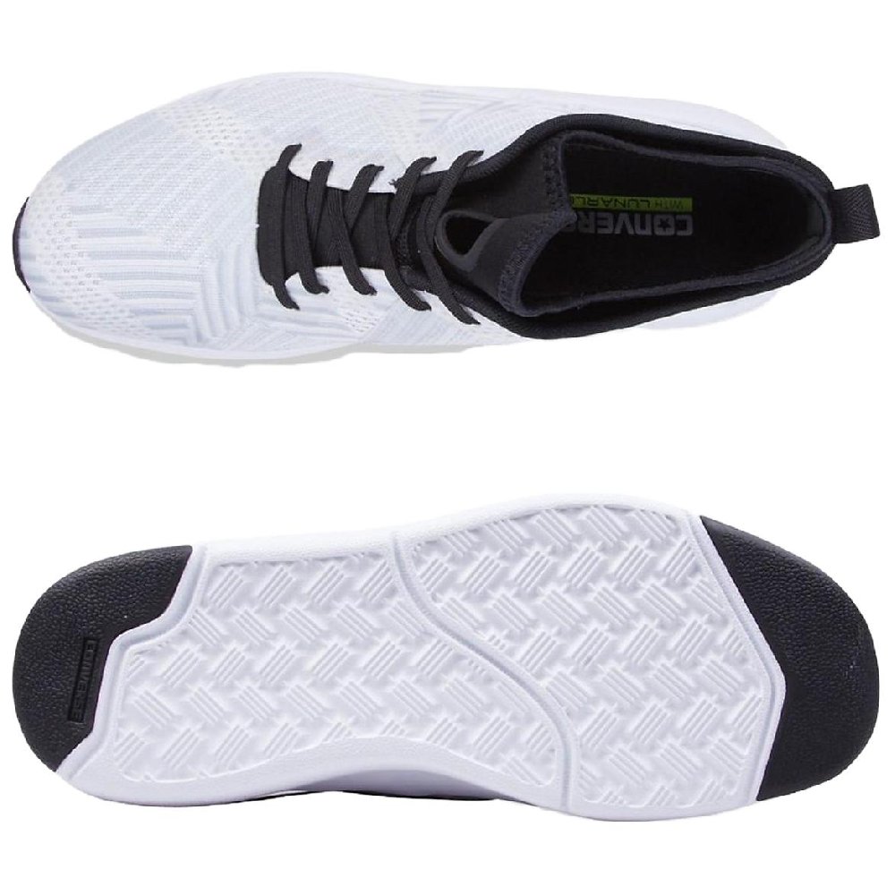 Converse Fastbreak Anti Slip Wear Resistant Low Top Basketball Shoes Men's White