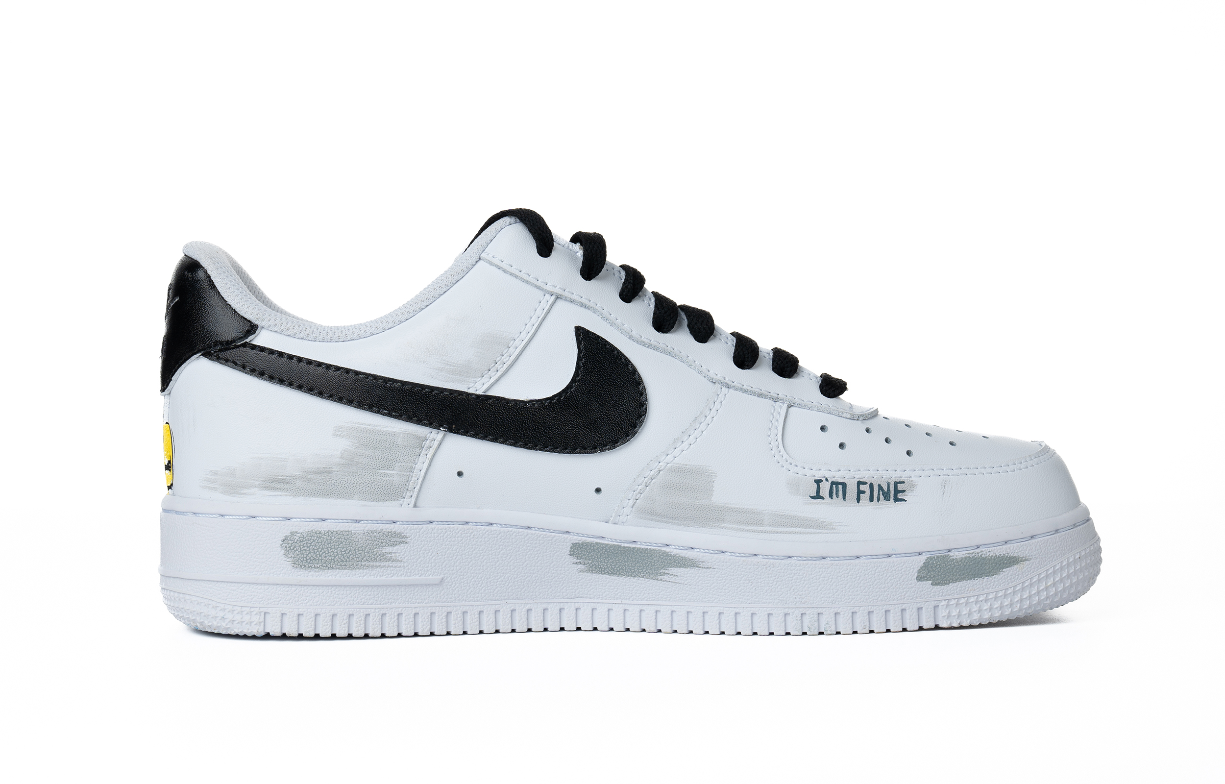 Nike Air Force 1 Air Force 1 Cushioning Wear-Resistant Low-Top Skateboard Shoes Men's White Fashion Versatile купить в интернет-магазине Yoocart с быстрой доставкой по России.